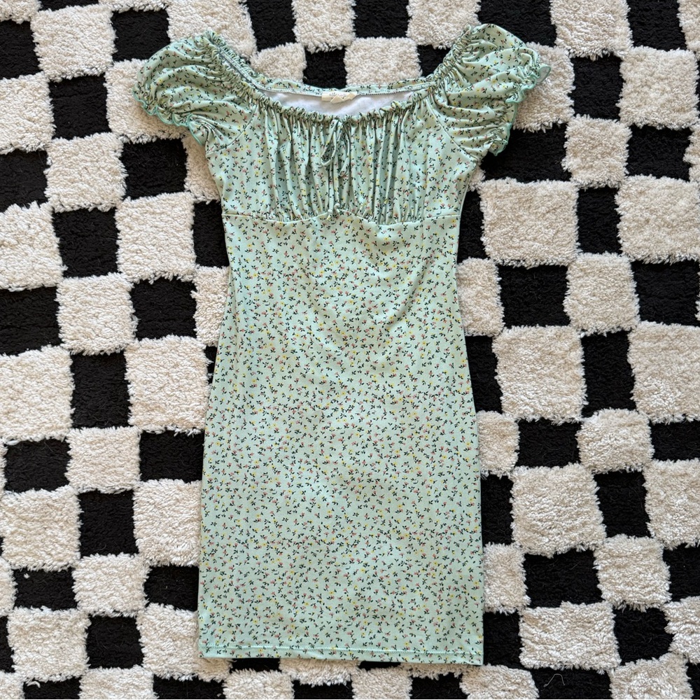 Minty summer bodycon minidress